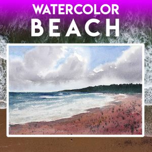 Watercolor beach tutorial Watercolor beach tutorial